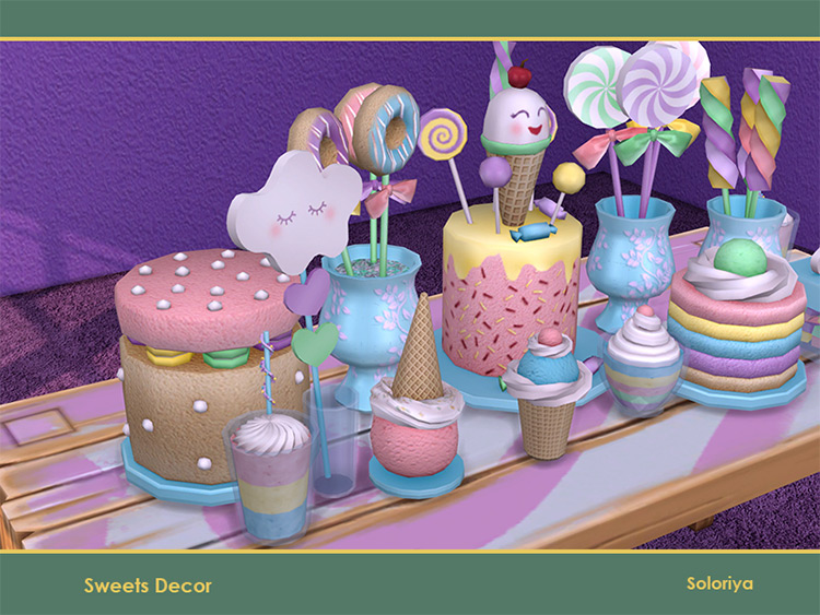 Sweets Décor Sims 4 CC screenshot