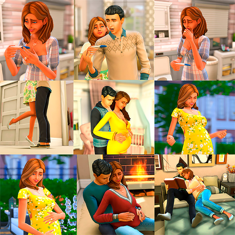 Pregnancy Animation Pack for The Sims 4