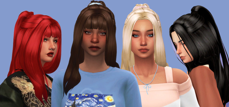 custom content sims 4 hair