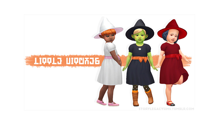 Little Witches by StoryLegacySims Sims 4 CC