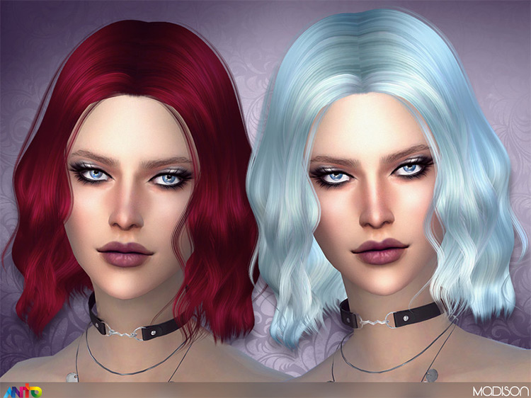 Anto’s Madison Hair Sims 4 CC screenshot