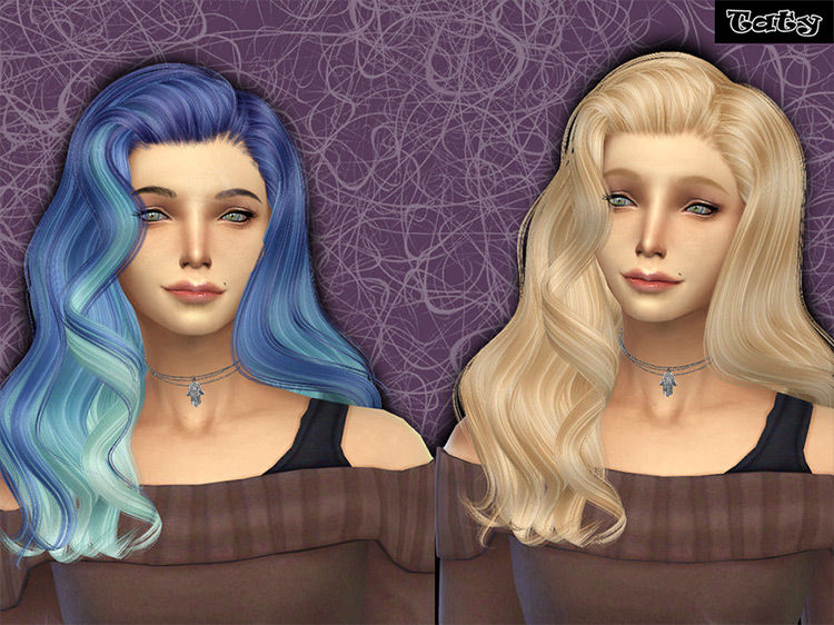 long sims 4 cc hair