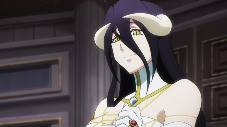 Albedo in Overlord anime