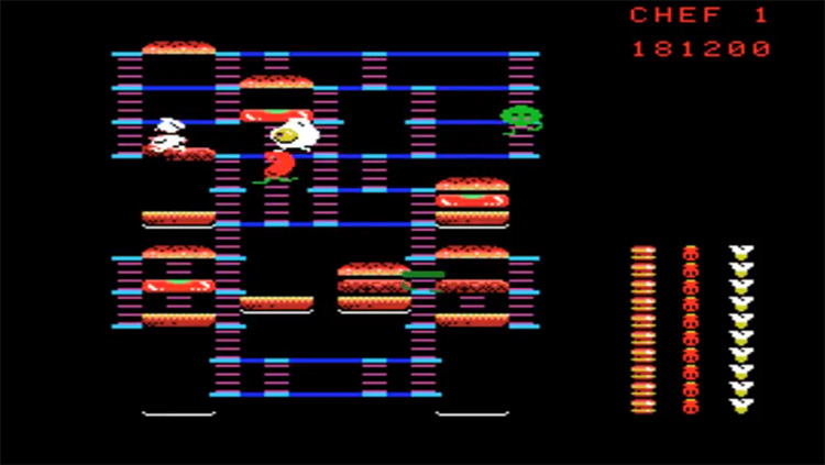 Burger Time ColecoVision screenshot