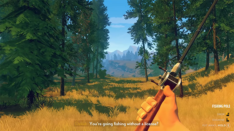 Firewatch gameplay screenshot
