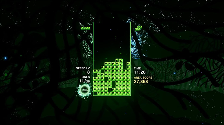 Tetris Effect 2018 game screenshot