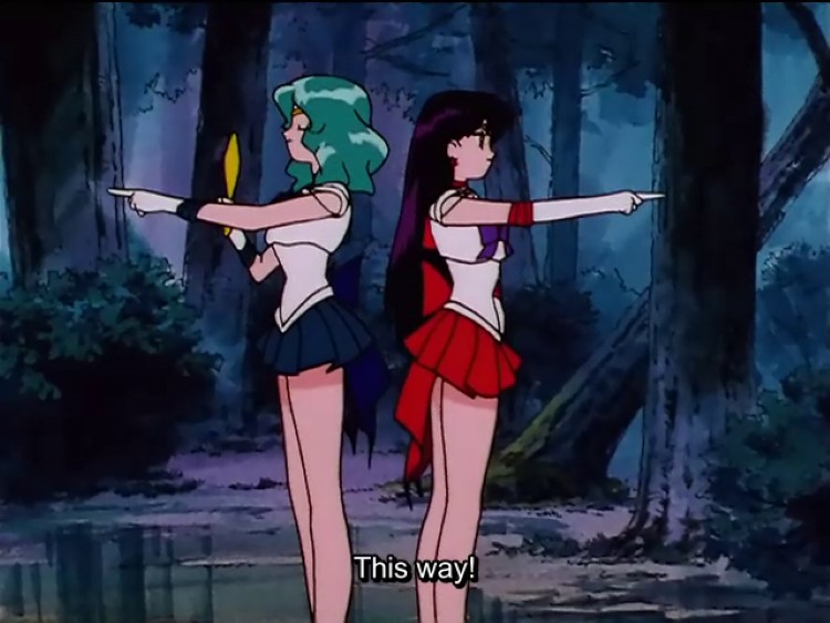 This way! Sailor Moon meme