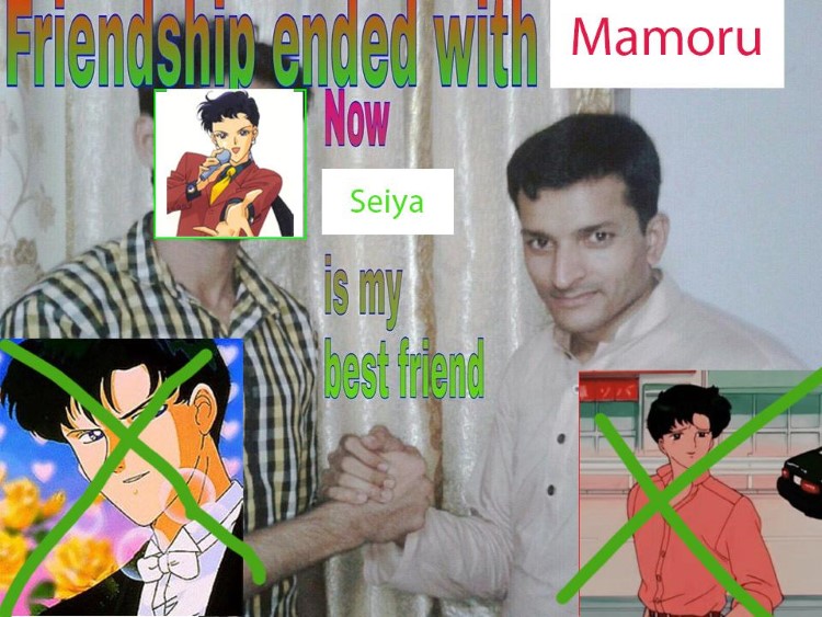 Friendship ended with Mamoru, now Seiya is friend