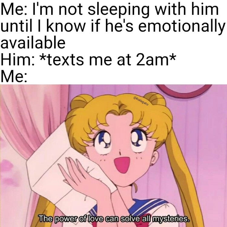 Not sleeping texts at 2AM