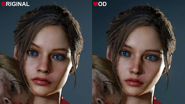 Claire-ish Claire Face Model Resident Evil 2 remake mod