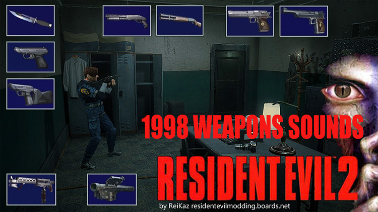 1998 Weapon Sound Effects remake mod for Resident Evil 2