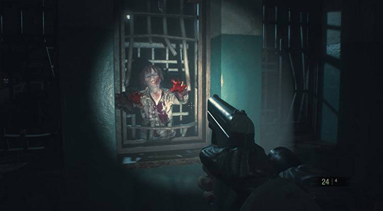 First-Person Camera remake mod for Resident Evil 2