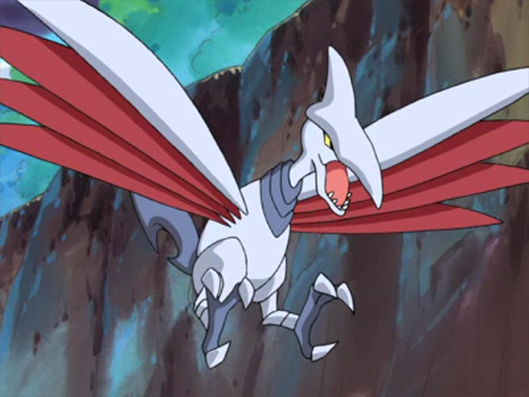Skarmory Pokémon anime screenshot