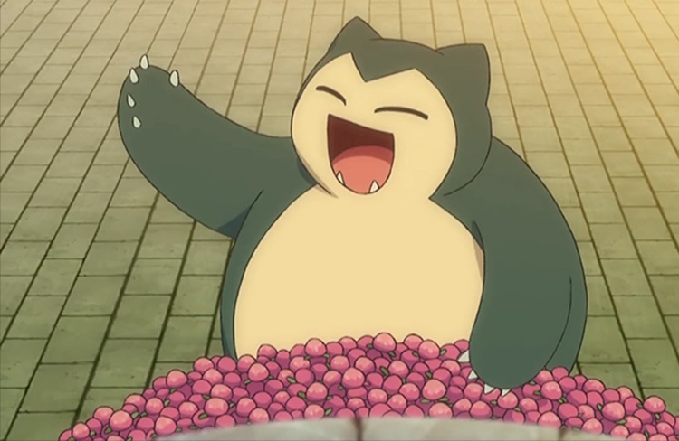 Snorlax Pokémon anime screenshot