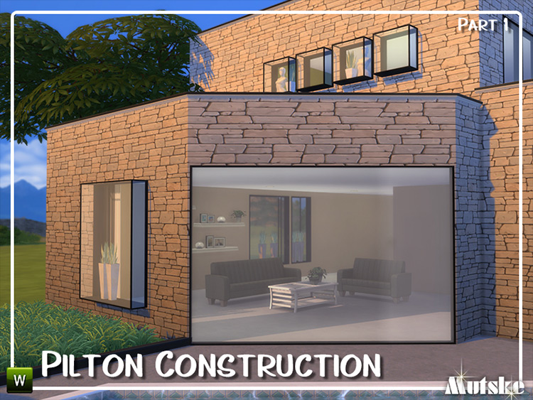 Pilton Construction Set Part 1 Sims 4 CC