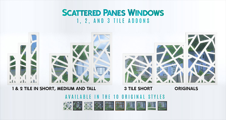 Best Sims 4 Windows CC   Custom Design Packs  All Free    FandomSpot - 92