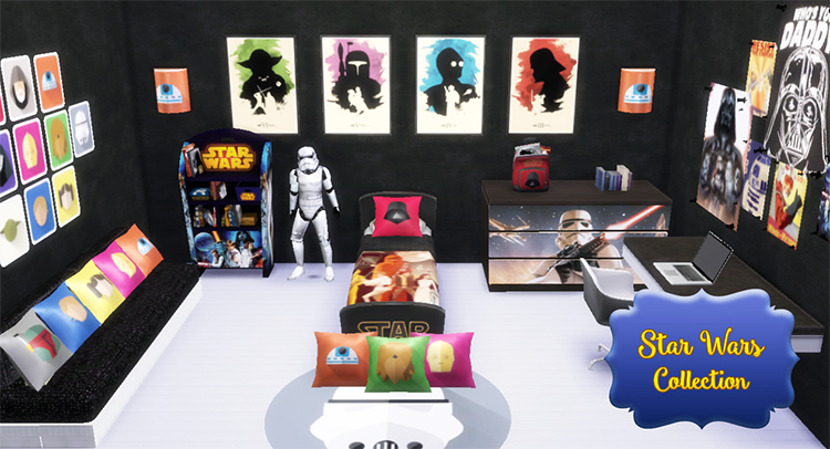 Star Wars Bedroom Set for TS4
