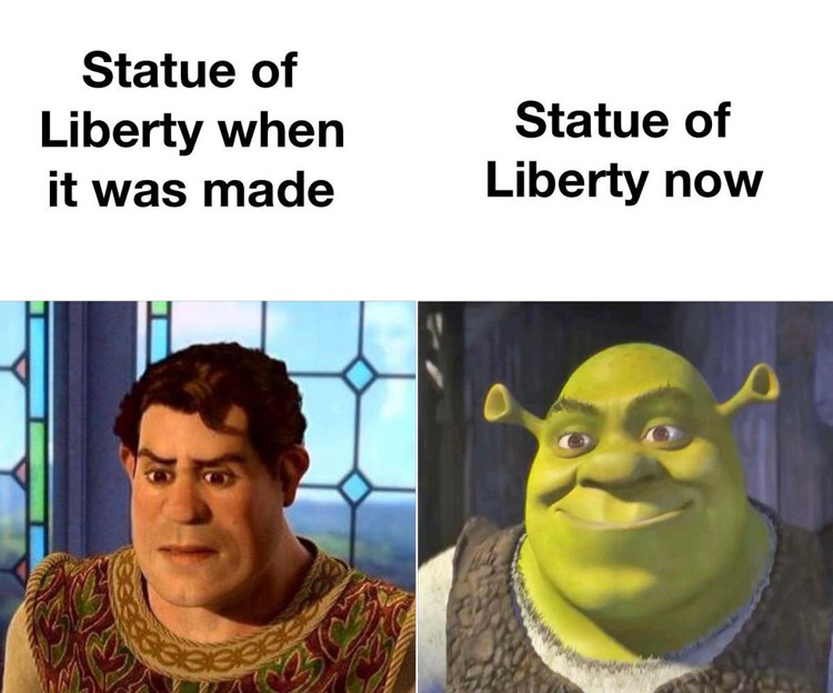 Low effort Shrek meme : r/memes