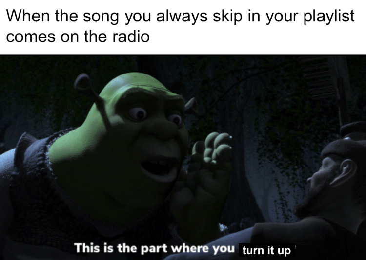 This is the part where you turn it up meme