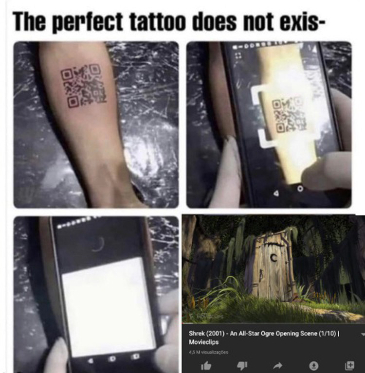 Perfect tattoo tag Shrek meme
