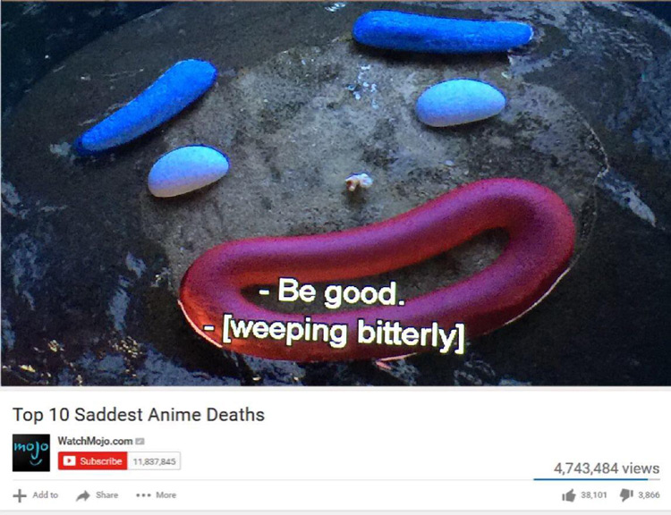 Be Good, Saddest Anime Deaths Shrek Meme