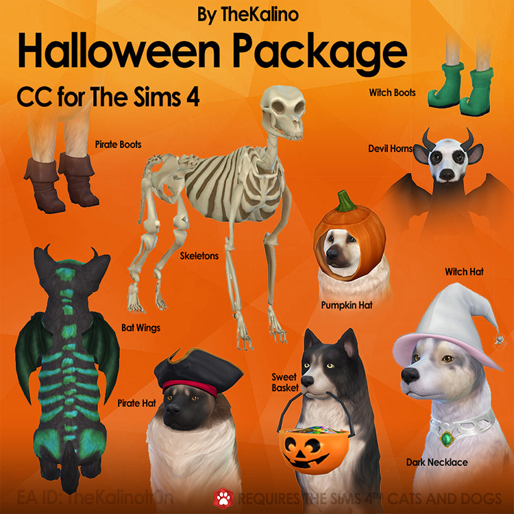 what is in the sims 4 spooky