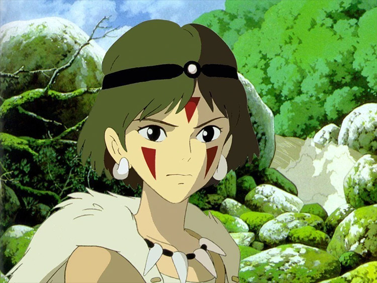 San from Princess Mononoke Studio Ghibli anime