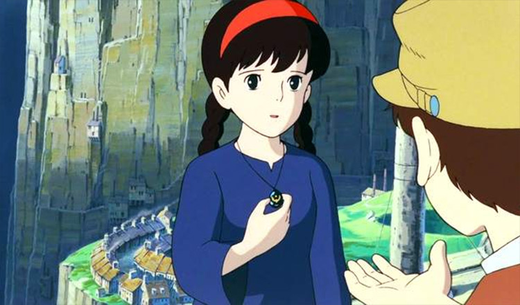 Sheeta from Laputa: Castle in the Sky Studio Ghibli anime