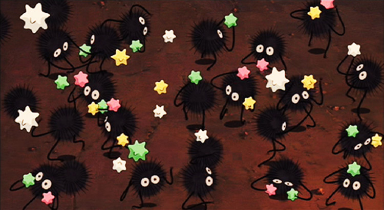 Susuwatari / Makkuro Kurosuke from My Neighbor Totoro anime