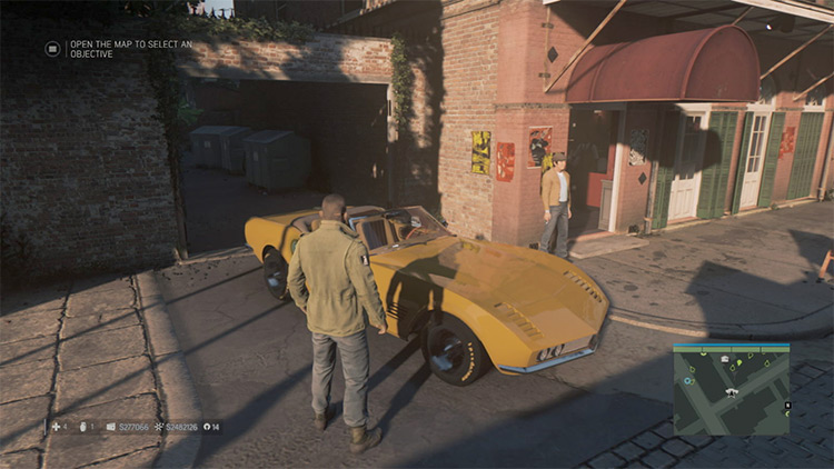 Car Spawn Mod Mafia 3 Mod yellow car screenshot