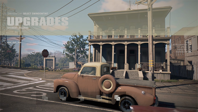 Car Customizations Mafia 3 Mod upgrade menu