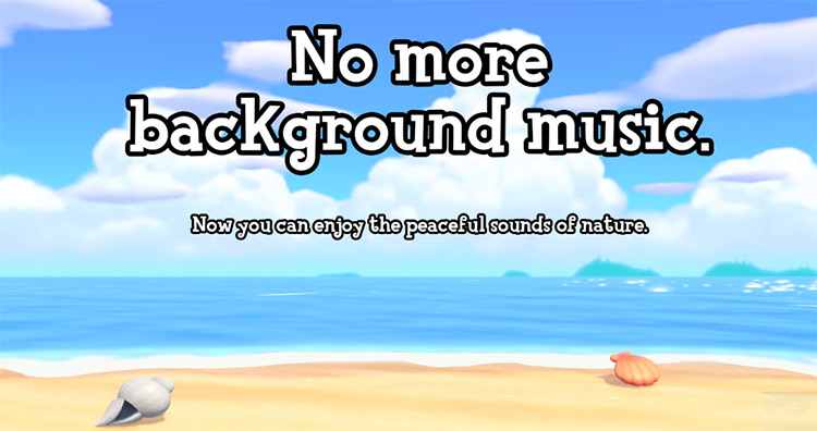No 24-Hour BGM Animal Crossing: New Horizons mod title