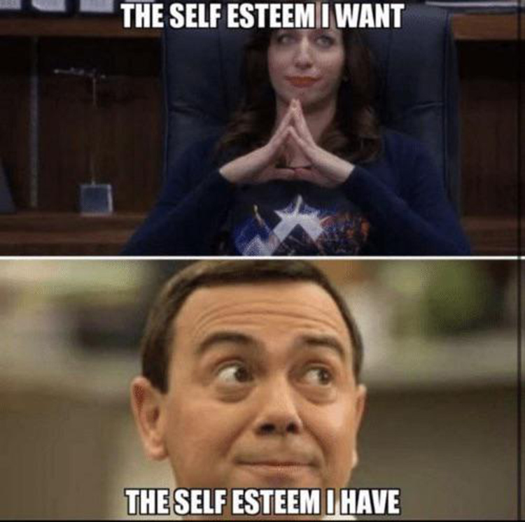 Self esteem I want vs what I have - Charles and Gina