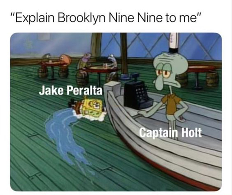 SpongeBob Brooklyn Nine Nine meme
