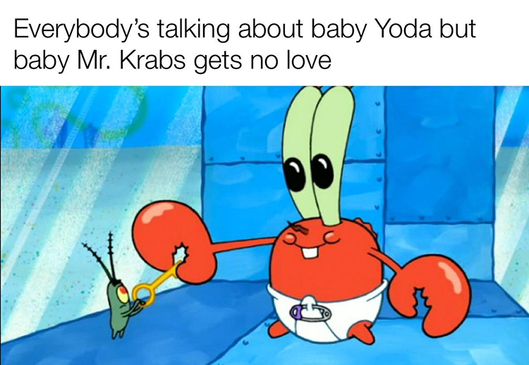 Baby krabs meme