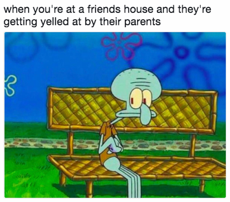 spongebob meme squidward