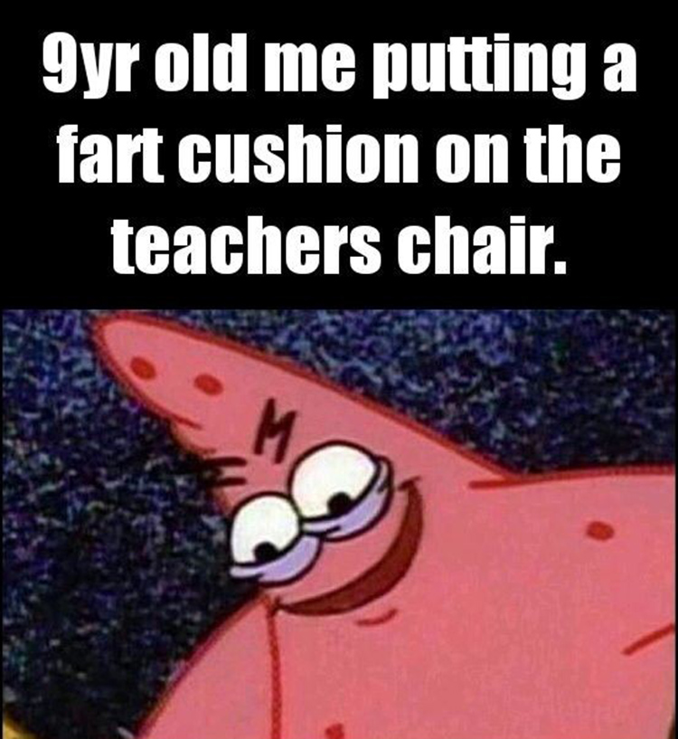 Whoopie cushion Patrick meme