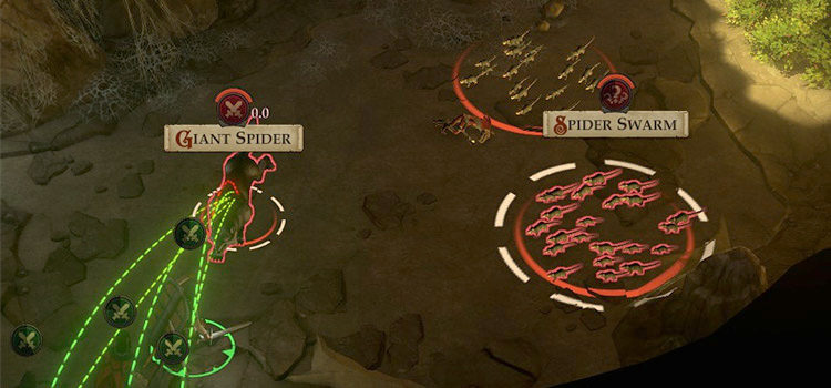 Pathfinder Kingmaker gameplay screenshot