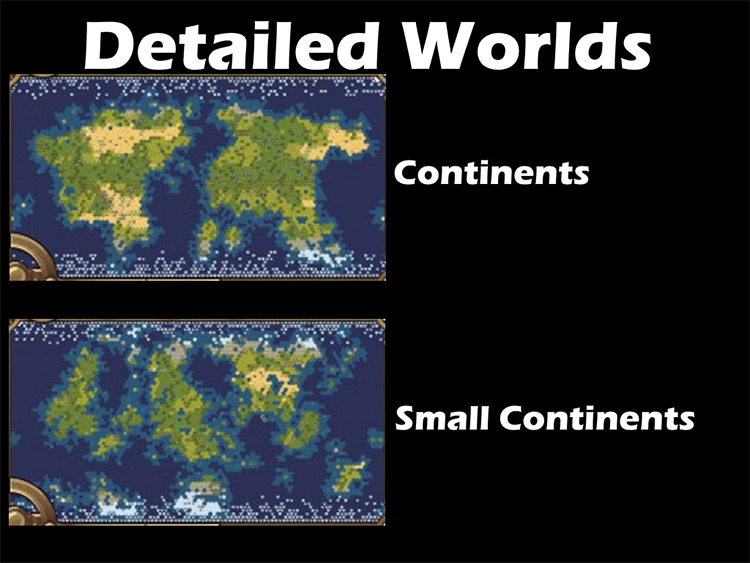 Detailed Worlds Civilization VI mod screenshot
