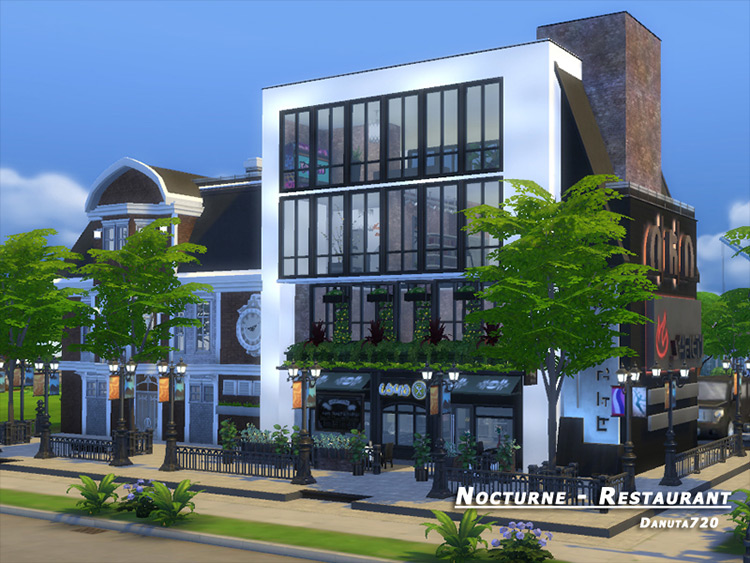 Nocturne + Restaurant Sims 4 mod