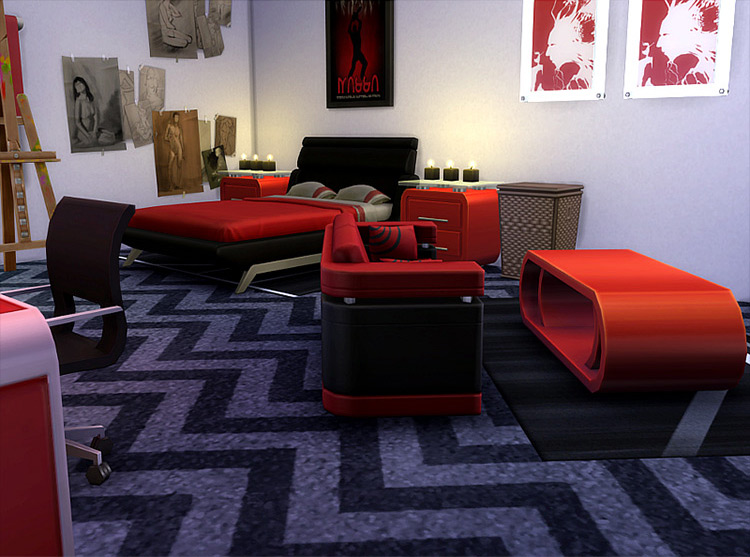 SLRN Apartment Complex Sims 4 mod