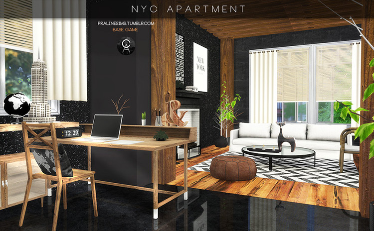 NYC Apartment Sims 4 mod screenshot