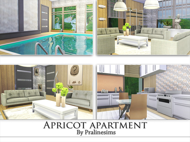 Apricot Apartments Sims 4 mod screenshot