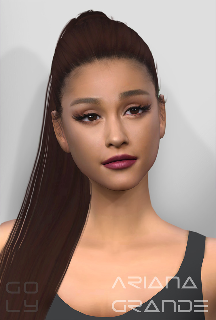 Ariana Grande CAS Sims 4 CC