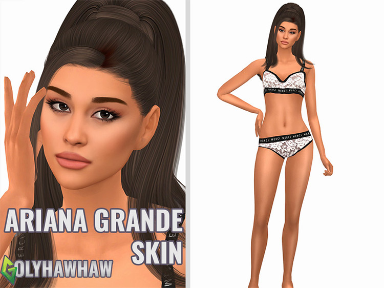 Ariana Grande Skin Sims 4 CC