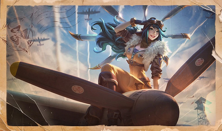 Aviator Irelia Skin Splash / LoL