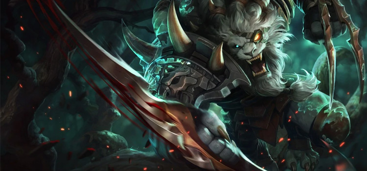 Original Rengar Skin Splash / Credit Riot Games