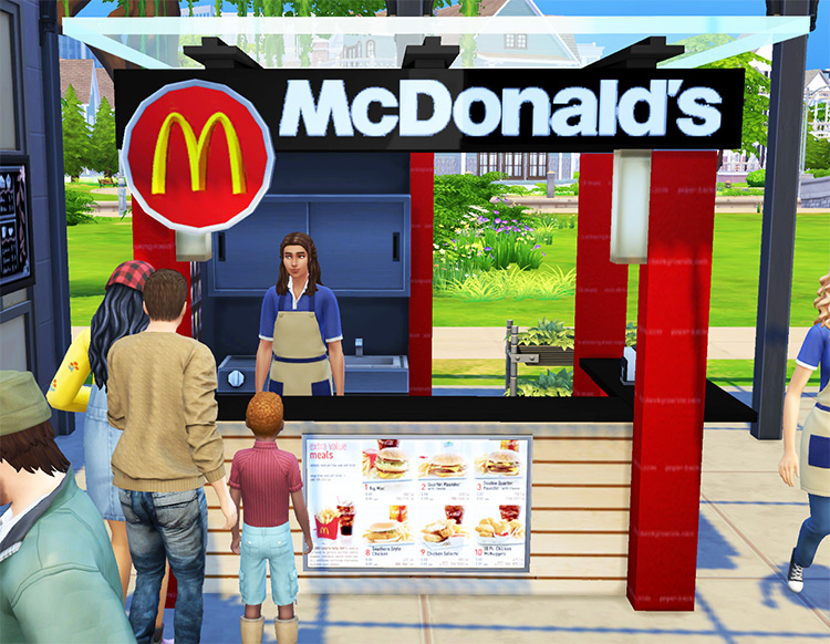 Sims 4 McDonald s CC  Mods   Lots  All Free    FandomSpot - 9