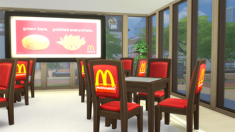 McDonald’s CC Set For The Sims 4