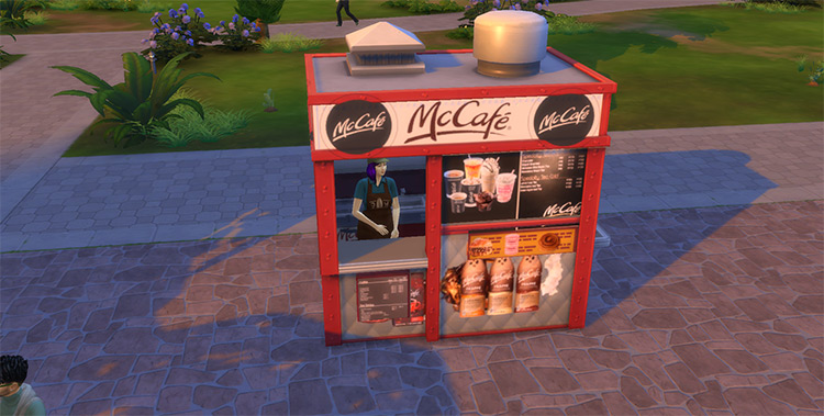 McCafe To Go! CC for The Sims 4